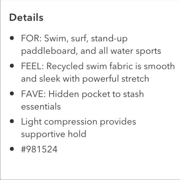 NWT Athleta Malibu Printed Boyshort Swimsuit! ❤️ - Picture 7 of 9